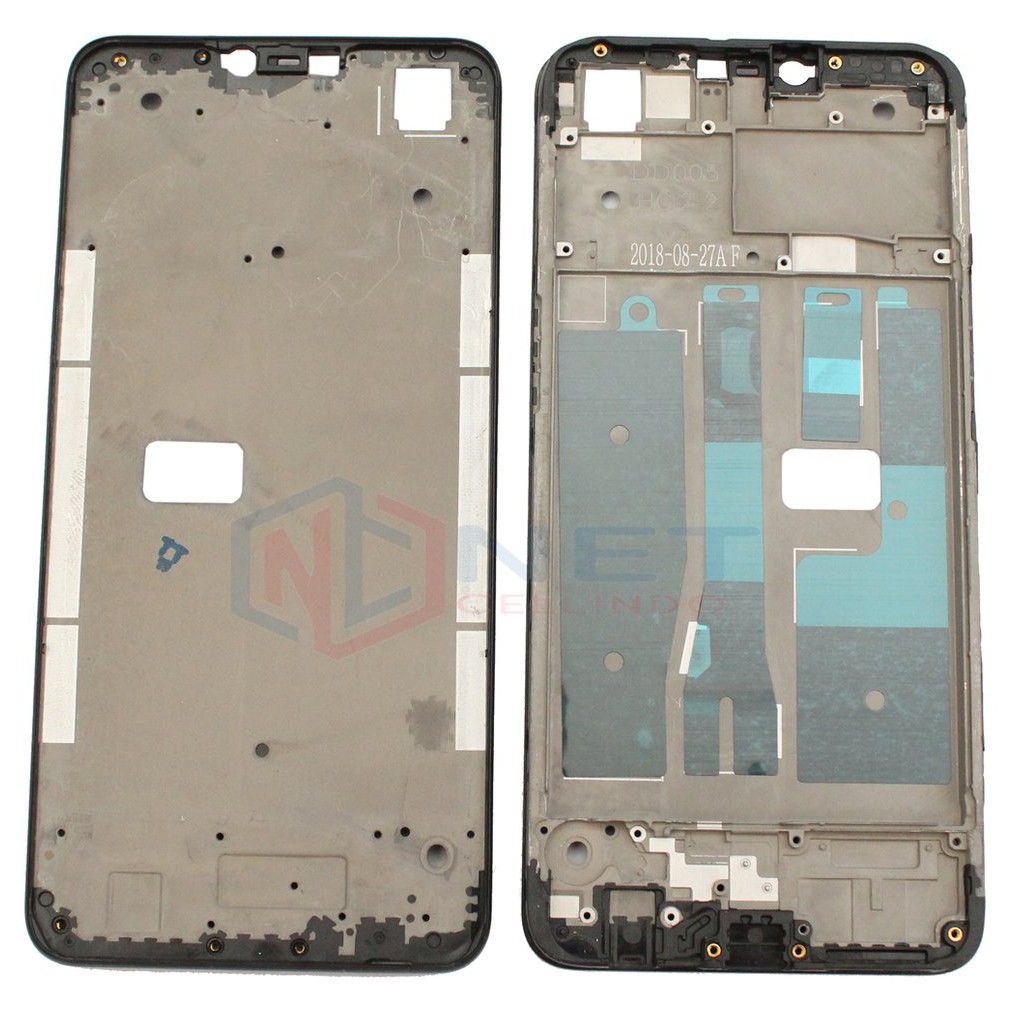 FRAME LCD TATAKAN LCD BAZEL BEZEL TULANG TENGAH HP OPPO A3S ORI