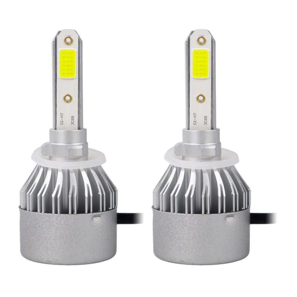 TaffLED Lampu Mobil LED COB 8000LM S2 Chip Cool White 2 PCS - S2 880/881/H27