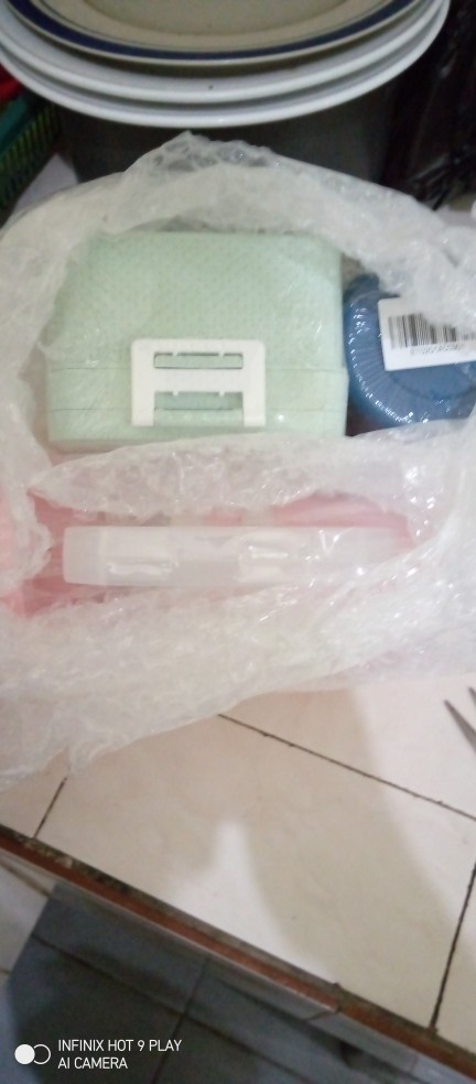 Ecentio 5 In 1 2l Teko Jus Air Teh Kopi Wadah Plastik Dengan 4 Cangkir 280ml/ Water Jug Bpa Free