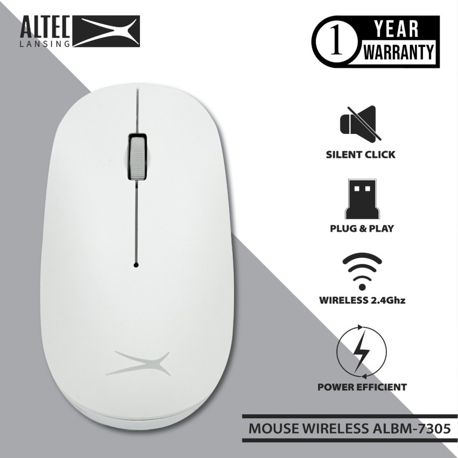 Mouse Wireless Altec Lansing ALBM-7305 Silent |Altec ALBM7305