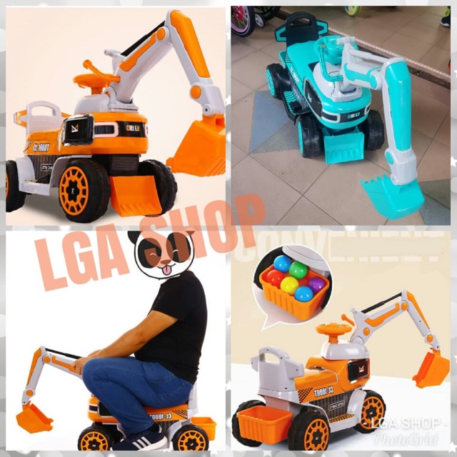 FREE ONGKIR Mobil aki Beco mobil aki excavator Ride on beco excavator CL-1000T