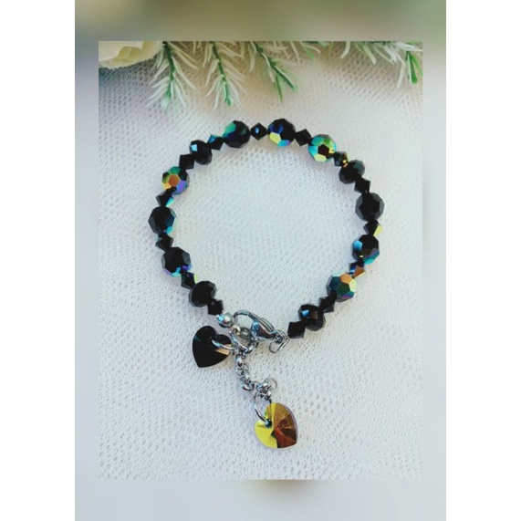 Gelang Swarovski Bulat mix Bicone
