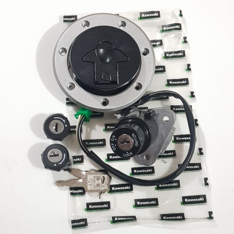 kunci kontak set 1set ninja R 2 Tak kawasaki