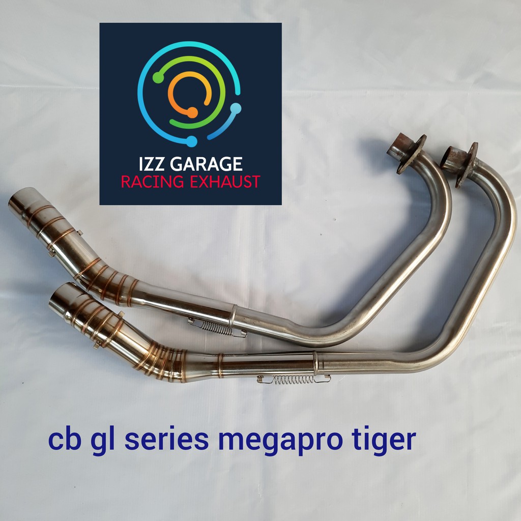 Leher Knalpot Stainless CB GL series Mega Pro Tiger
