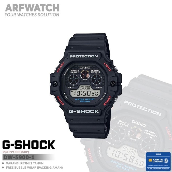 Casio G-Shock DW-5900-1 / DW-5900-1DR Original