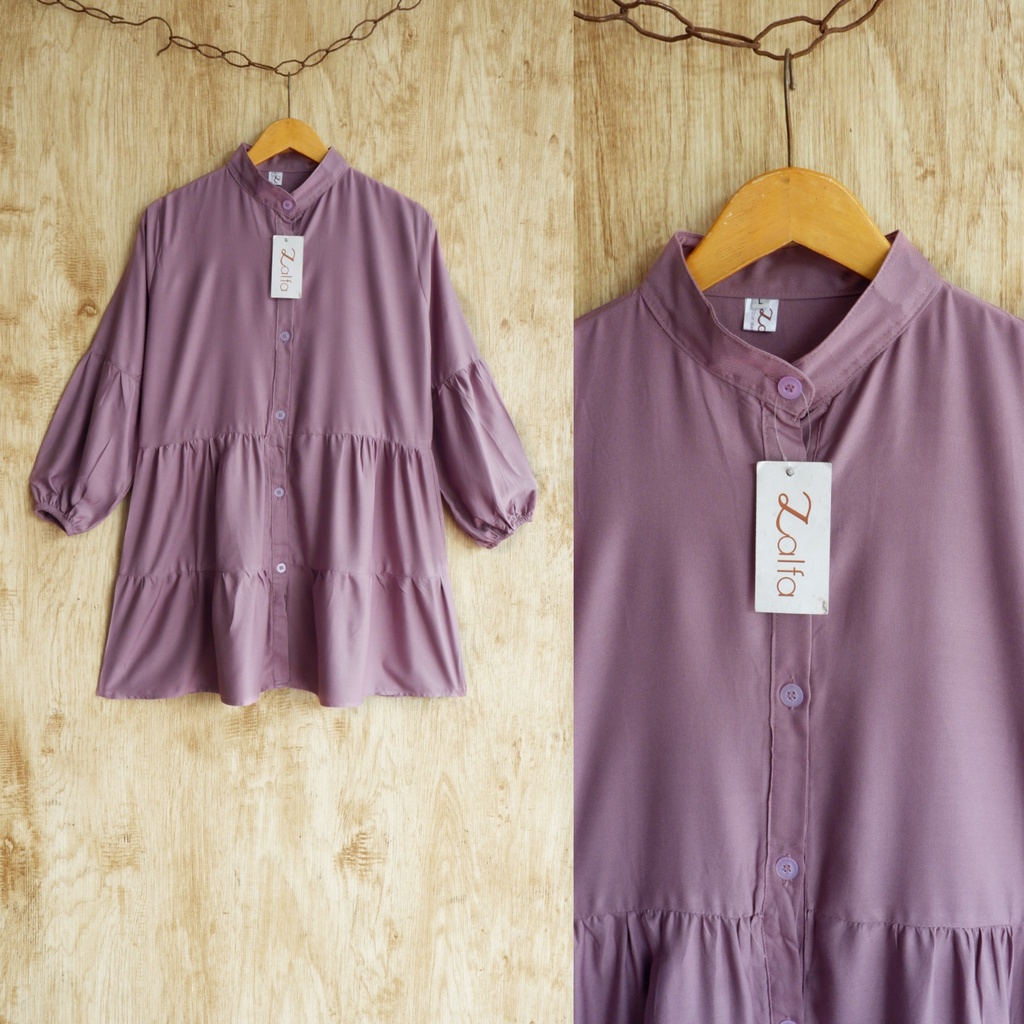 NOVA blouse by ZALFA OUTFIT / blouse polos / blouse rayon-Softlylac