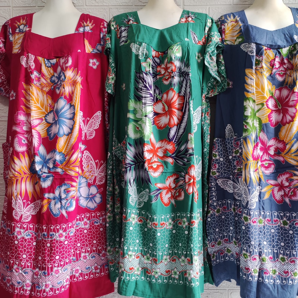 DASTER HENGKY JUMBO MOTIF BUNGA PACAR