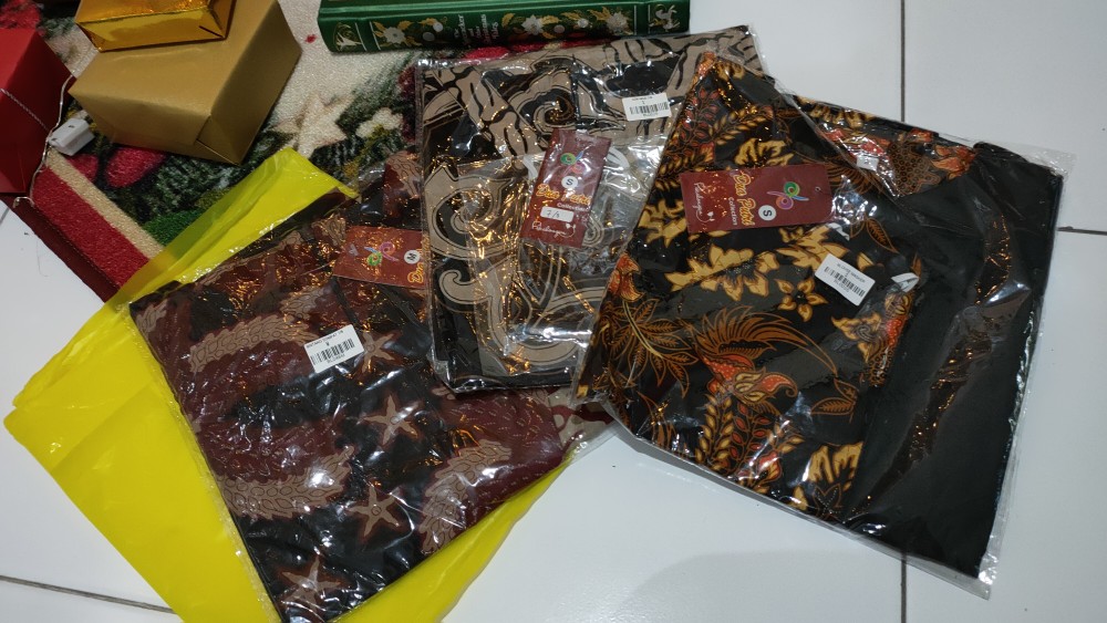 Tey-17 Batik Wanita Asj Sa Hrb026 Kenongo Kemeja Tosca Pendek