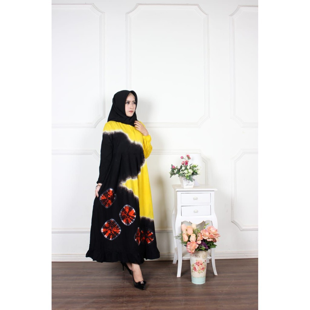 Hot Promo Gamis Twill Rayon Ori Gamis Busui Wanita Dress Muslim Murah