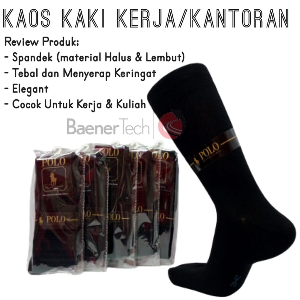 Kaos Kaki Kerja Kantor/Kaos Kaki Casual Pria Wanita Klasik