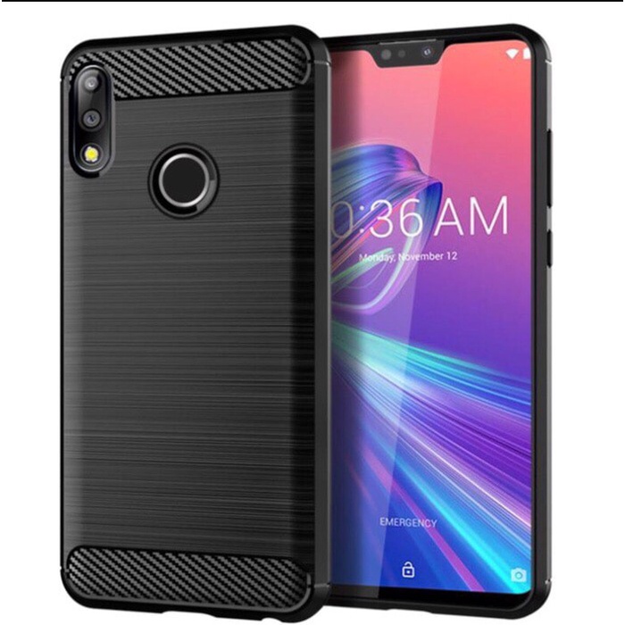 CASE SLIM FIT CARBON IPAKY ASUS ZENFONE MAX M2 ZB633KL SOFTCASE - FA