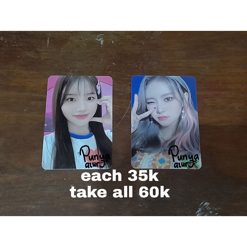 photocard PC Holiday E World Weeekly Soojin Monday