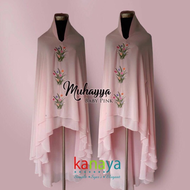 Khimar MUHAYYA BABY PINK (RIJEK) by kanaya