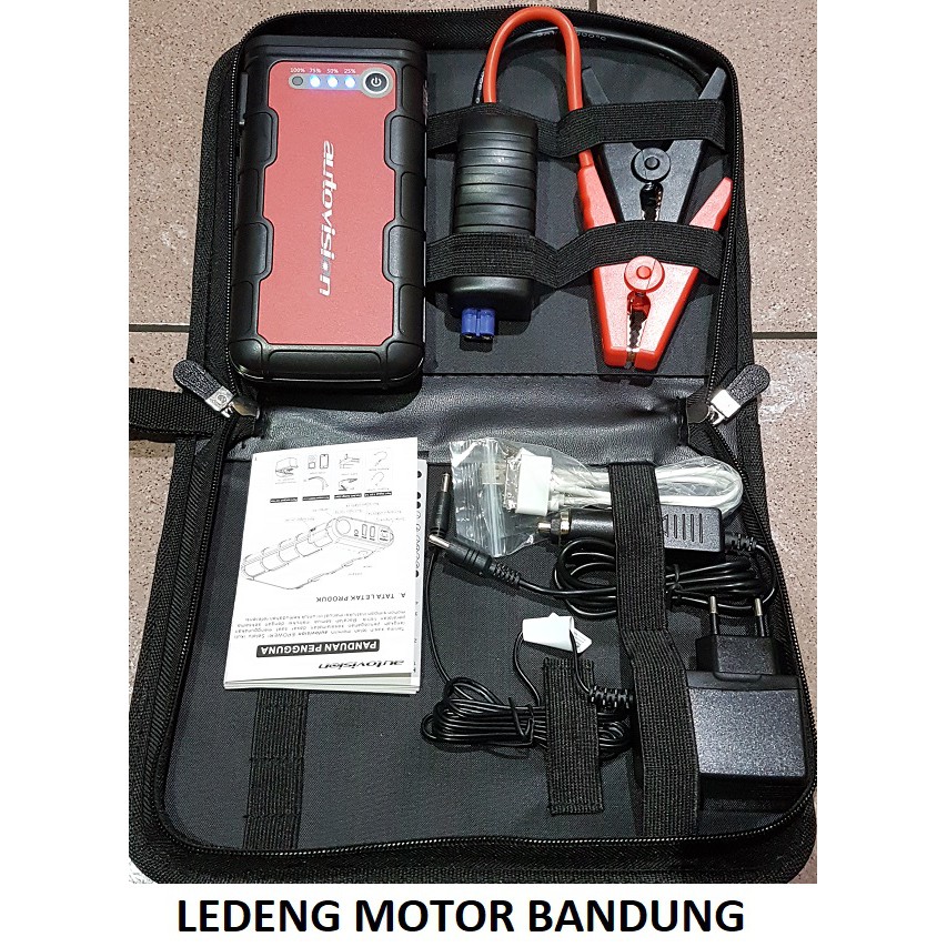Jump Stater Autovision PowerBank Multi Function Jumper Accu Aki Mobil