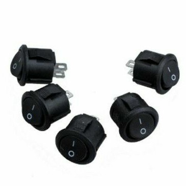 Saklar on off bulat kecil