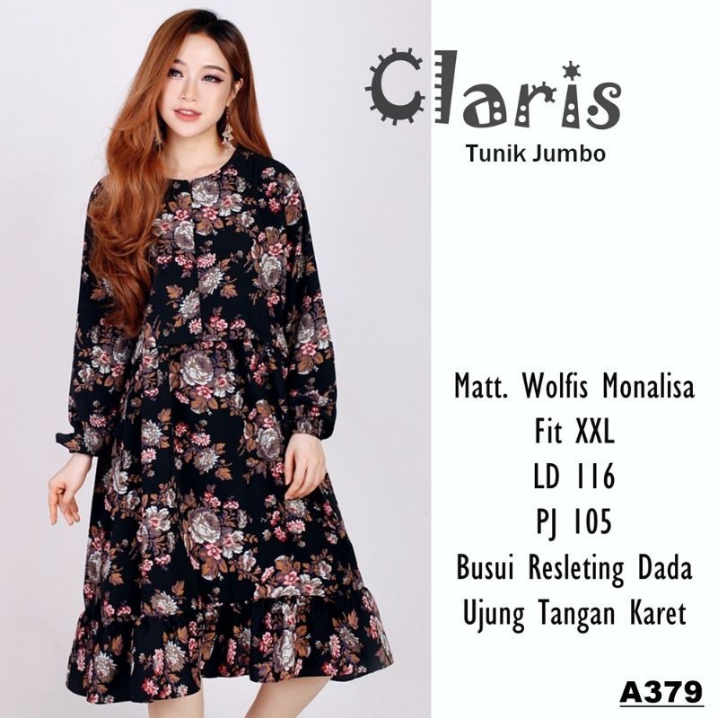 BISA COD TUNIK JUMBO LD 116CM PJG 105CM CLARIS KK