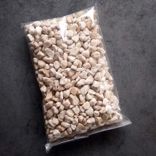 Batu Kerikil Hias Putih Krem Dekorasi Tanaman Aquarium