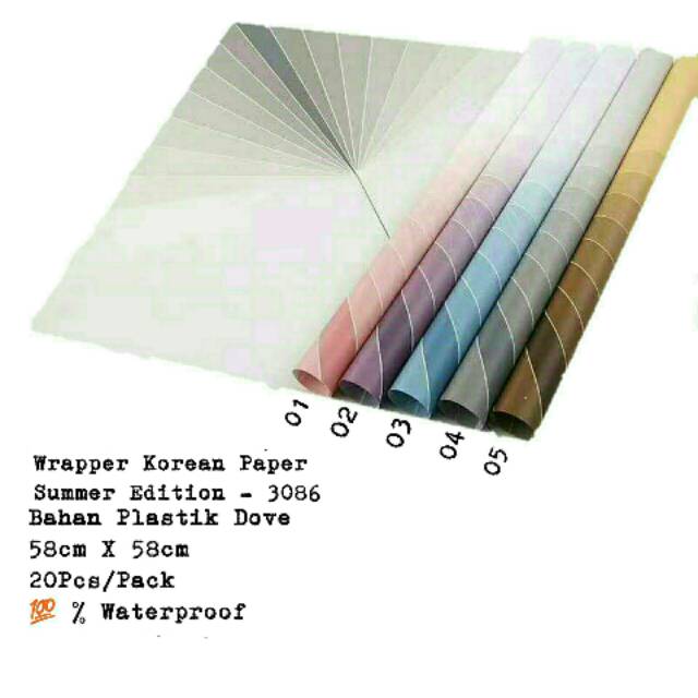 

Wrapper korean paper / bungkus bunga / kertas bunga