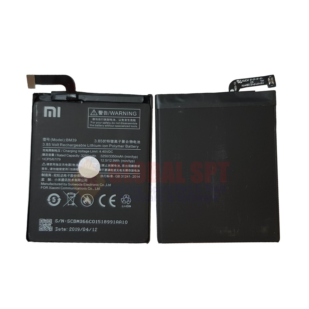 BATERAI XIAOMI BM39  / BATRE / BATERE XIAOMI MI6 / MI 6