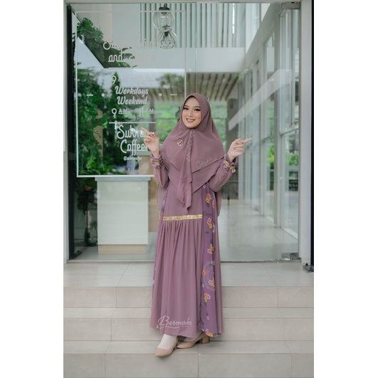 BRAND NEW DESIGN Gamis syari original KANAYA SERIES by BERMERKs syari-Kanaya melayu dusty