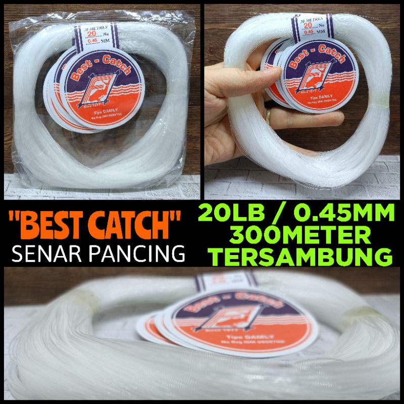 SENAR BEST CACTH 20LB 0.45MM 300METER SENAR PANCING SENAR MURAH SENAR LAYANGAN SENAR 300METER TALI N