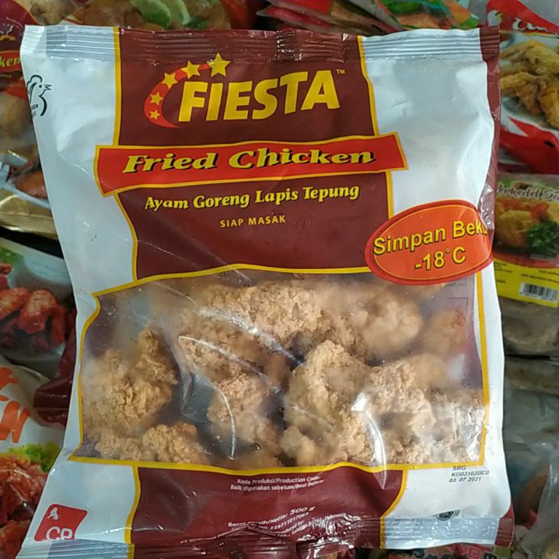 

Fiesta fried chicken 500g