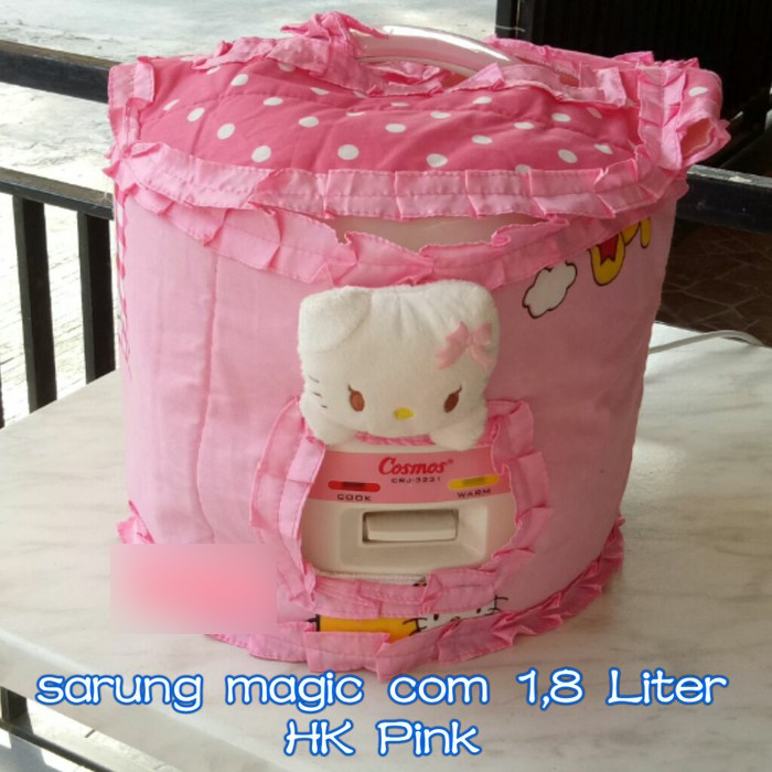 Cover Tutup Sarung  magic com magicom  magiccom karakter Boneka HK Hellokitty Hello Kitty PinK B