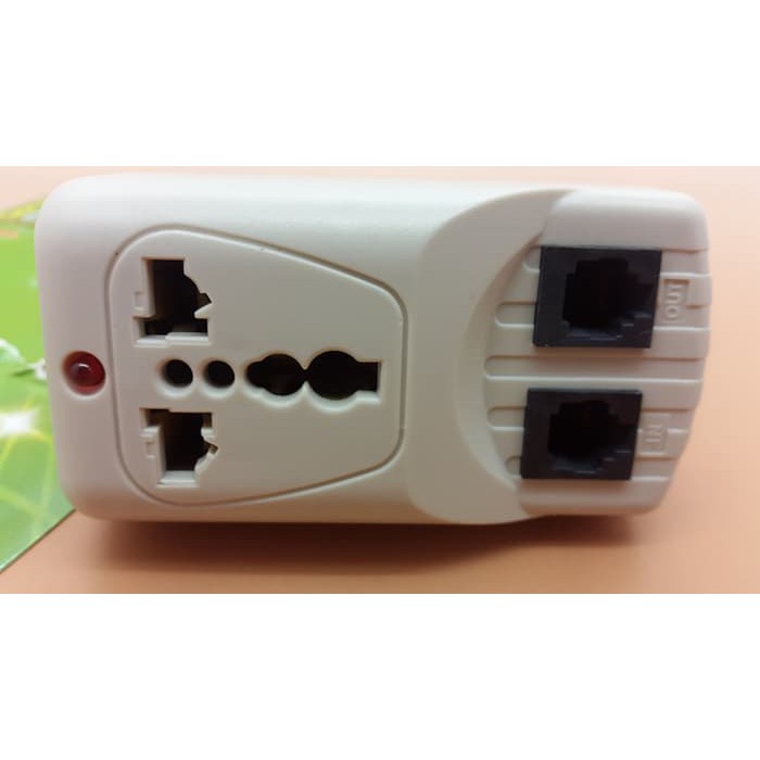 Rj11 Surge Protector Stop Kontak Kitani / Anti Petir