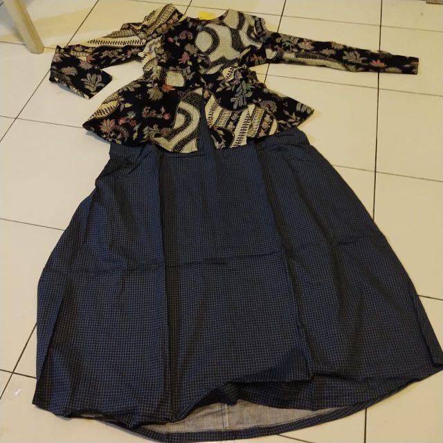 Gamis Muslim Fashion – Gamis Batik Wanita 392