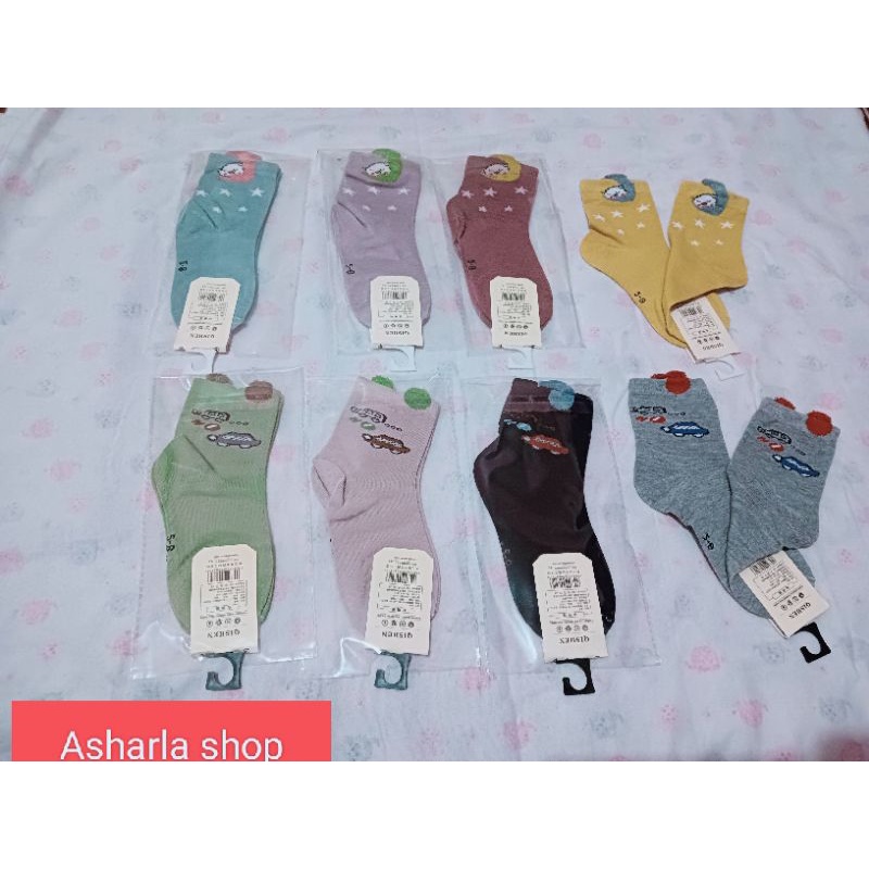 Kaos kaki anak kuping premium import murah /ukuran 1-7Tahun