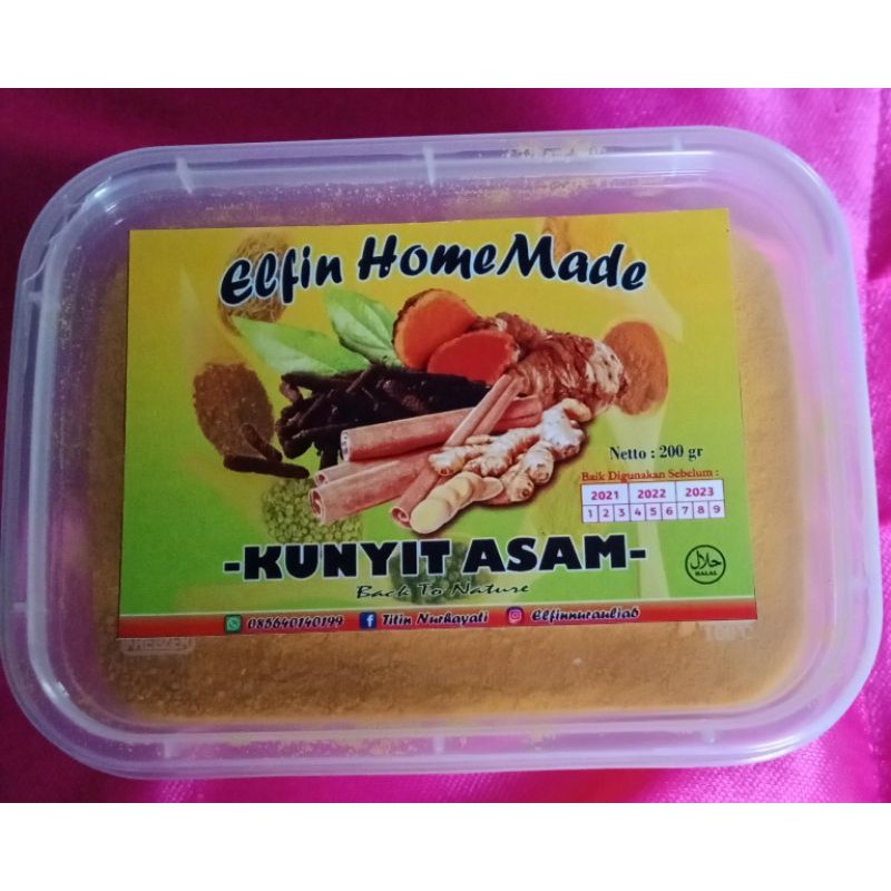 

Kunyit asam instan