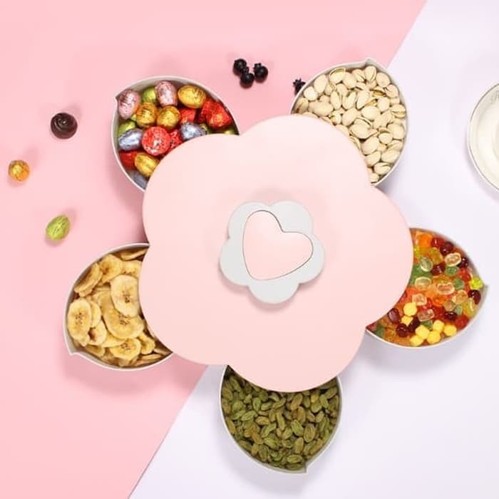 Toples Bunga Mekar / Toples Kue - Snack- Permen