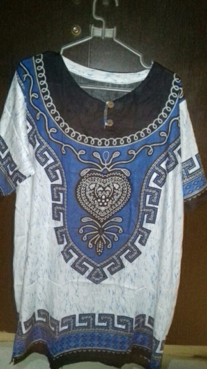 Kaos Barong Kaos Etnik Dashiki Bohemian Style All Size Pria Wanita Motif Indian