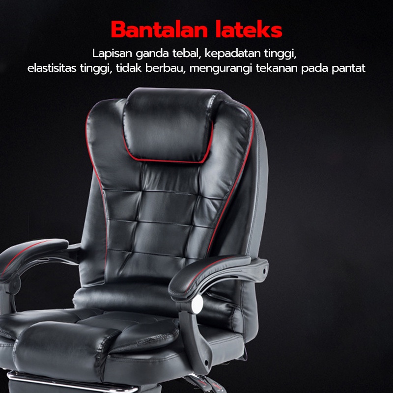 [ Garansi lima tahun ] 2022 Terbaru kursi kantor murah / kursi kerja / kursi pijat / Kursi Direktur/ Kursi Gaming /  kursi staff/ kursi manager / Kursi Santai-4