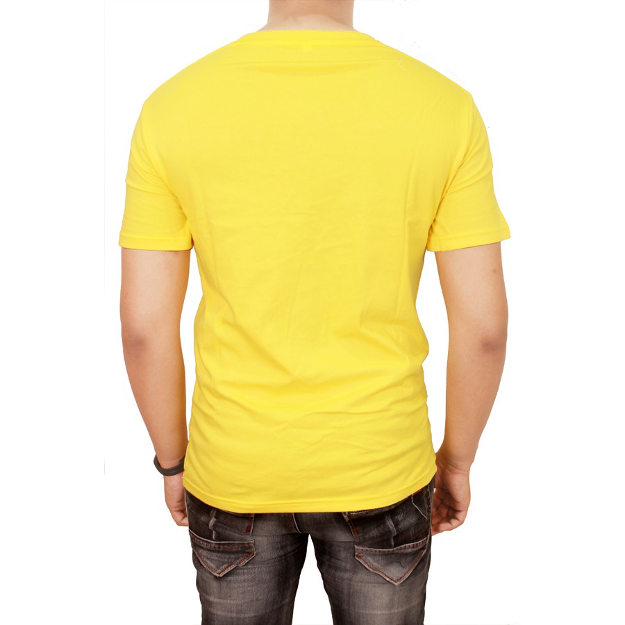 Kaos Kuning Kenari Katun Combed S20 Vneck - FBL 17