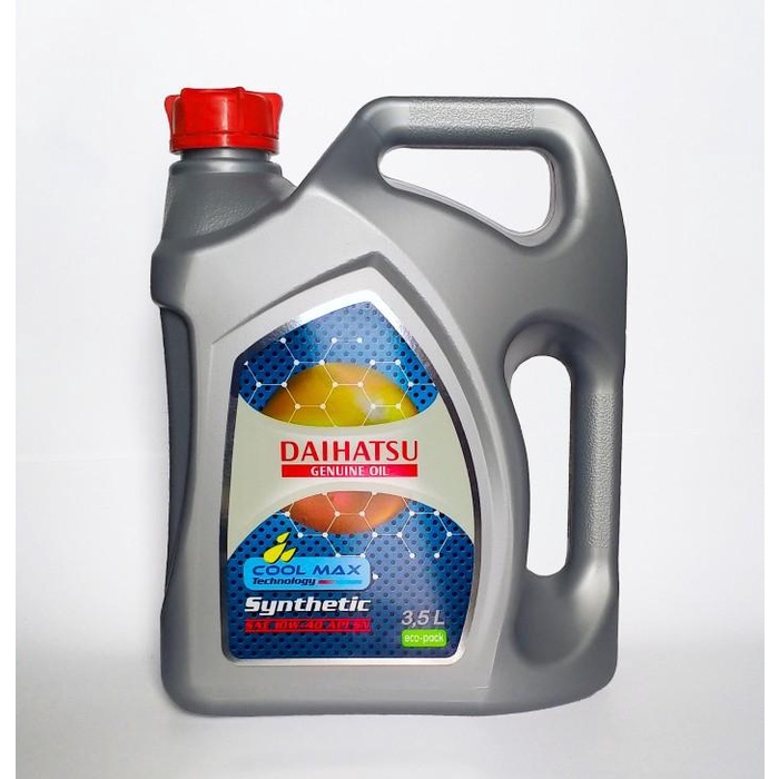 Oli / Daihatsu Genuine Oil 10W-40 Api Sn Synthetic 3.5L