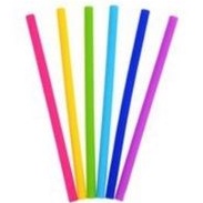 Sedotan silikon kecil lurus