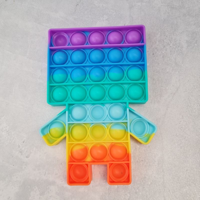 Fidget toys push pop it bubble stress relief rainbow-8