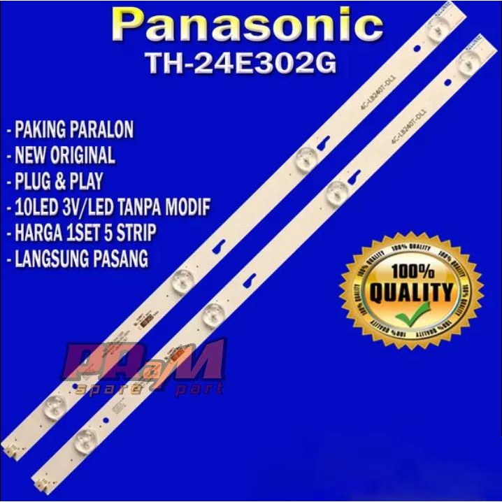 BACKLIGHT LAMPU LED TV PANASONIC 24 INCH  TH-24E302G 24E302