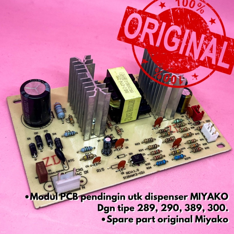 Modul PCB Pendingin dispenser Miyako WD 289,290,389,390 HC,WDP 200, 300 ORI Multi universal  MODUL PCB PENDINGIN MIYAKO WD 289, 290, 389, WDP 200, 300 ORIGINAL