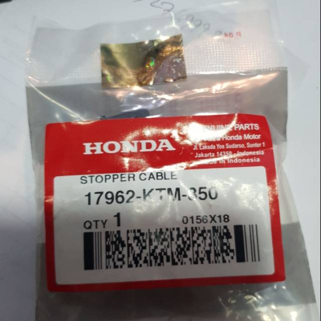 2m DUDUKAN LEVER CUK KARISMA SUPRA X125 AHM 17962-KTM-850