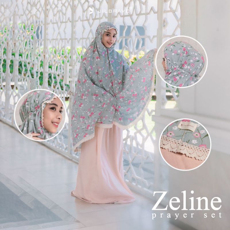 Jilbrave Zeline Prayer Set - Original Jilbrave Official Shop - Mukena populer murah terbaru