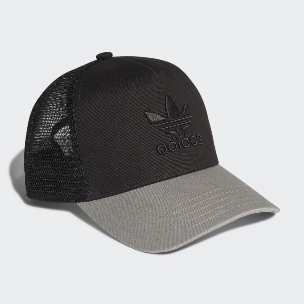 Jual Topi Adidas Adidas Originals Aframe Trefoil Trucker Black | Shopee Indonesia