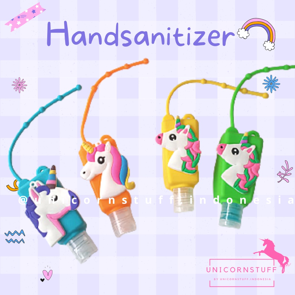 Hand sanitizer Unicorn Handsanizer Gantungan Tas Anak Sekolah Antis