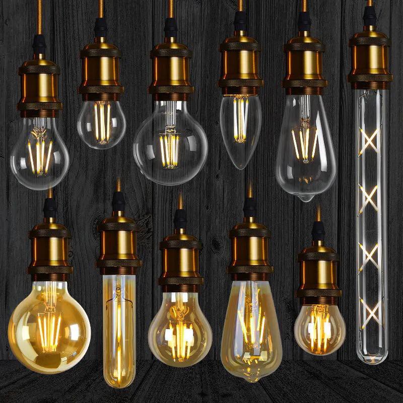 LAMPU FILAMEN LED 4W/ FILAMEN EDISON 4W/ BOHLAM CAFE ST64 4W LED filamen st64 g80 4w g95 4w / LAMPU