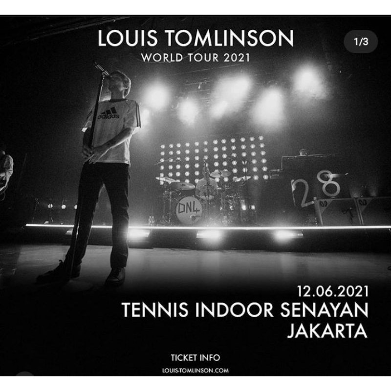 TRIBUNE A1 TIKET KONSER LOUIS TOMLINSON WORLR TOUR