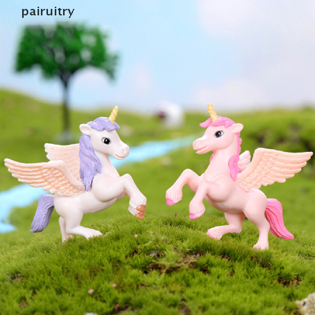 Prt Miniatur Kuda Pegasus Untuk Dekorasi Taman Minifairy Garden PRT