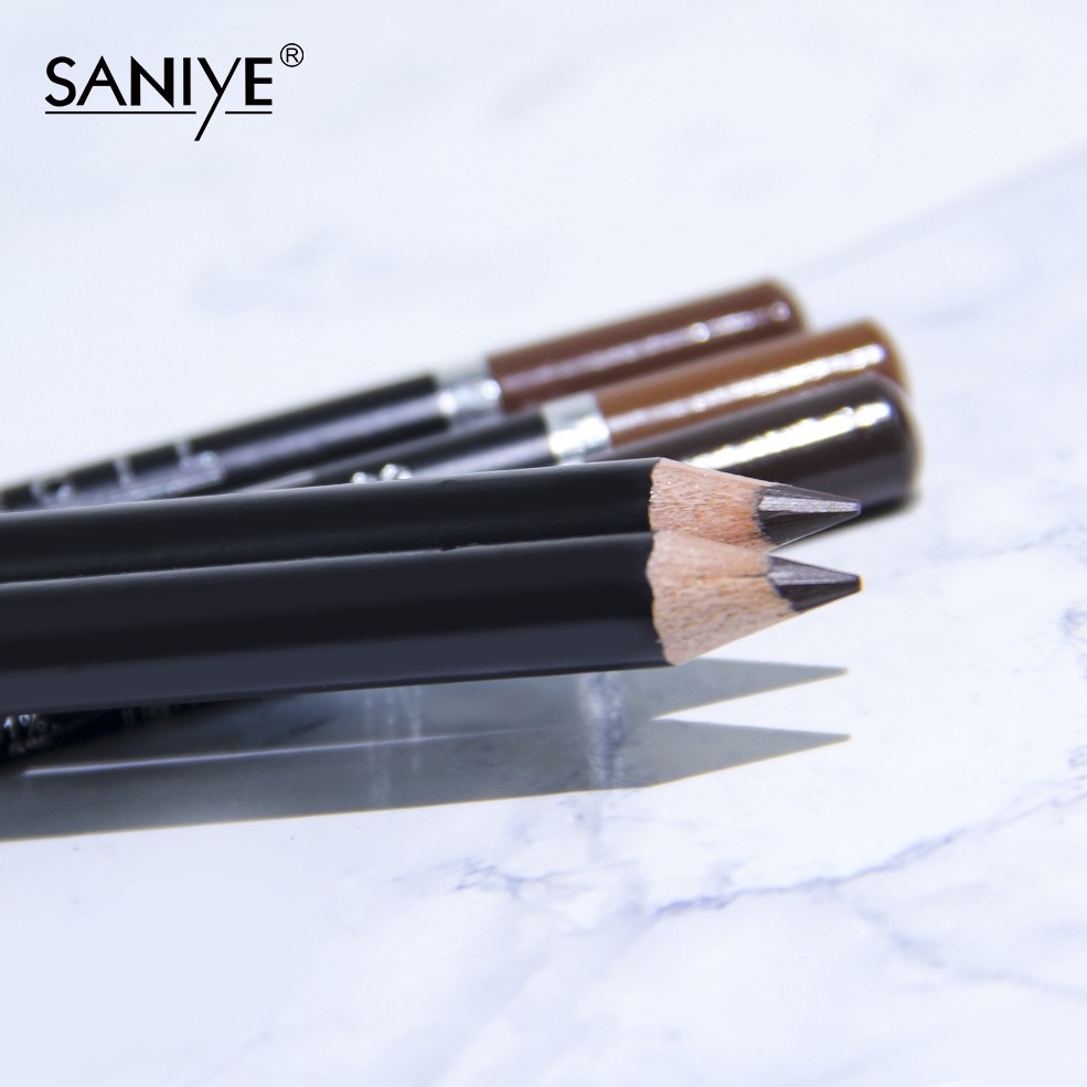 SANIYE Pensil Alis Tahan Lama Eyebrow Pencil Waterproof 3 Warna S05