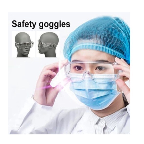 Kacamata Kerja Goggle Safety Glasses Kaca Mata Bening Pelindung  Proyek Work Gerinda Las