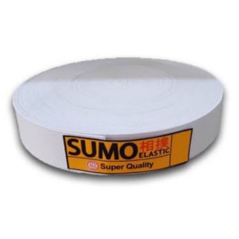 Karet Elastis Sumo Lebar 1&quot; atau 2,5 cm per meter